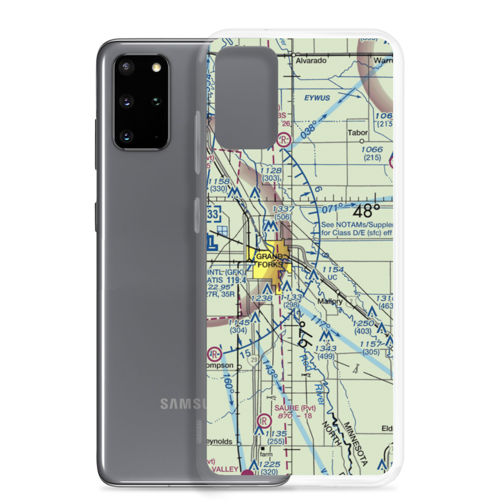 Spud Field (MN38) VFR Sectional Samsung Case Samsung Galaxy S20 Plus model shown