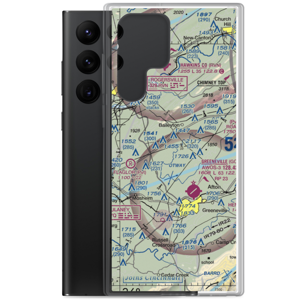 Srigley Field Airstrip (75TN) VFR Sectional Samsung Case Samsung Galaxy S22 Ultra model shown