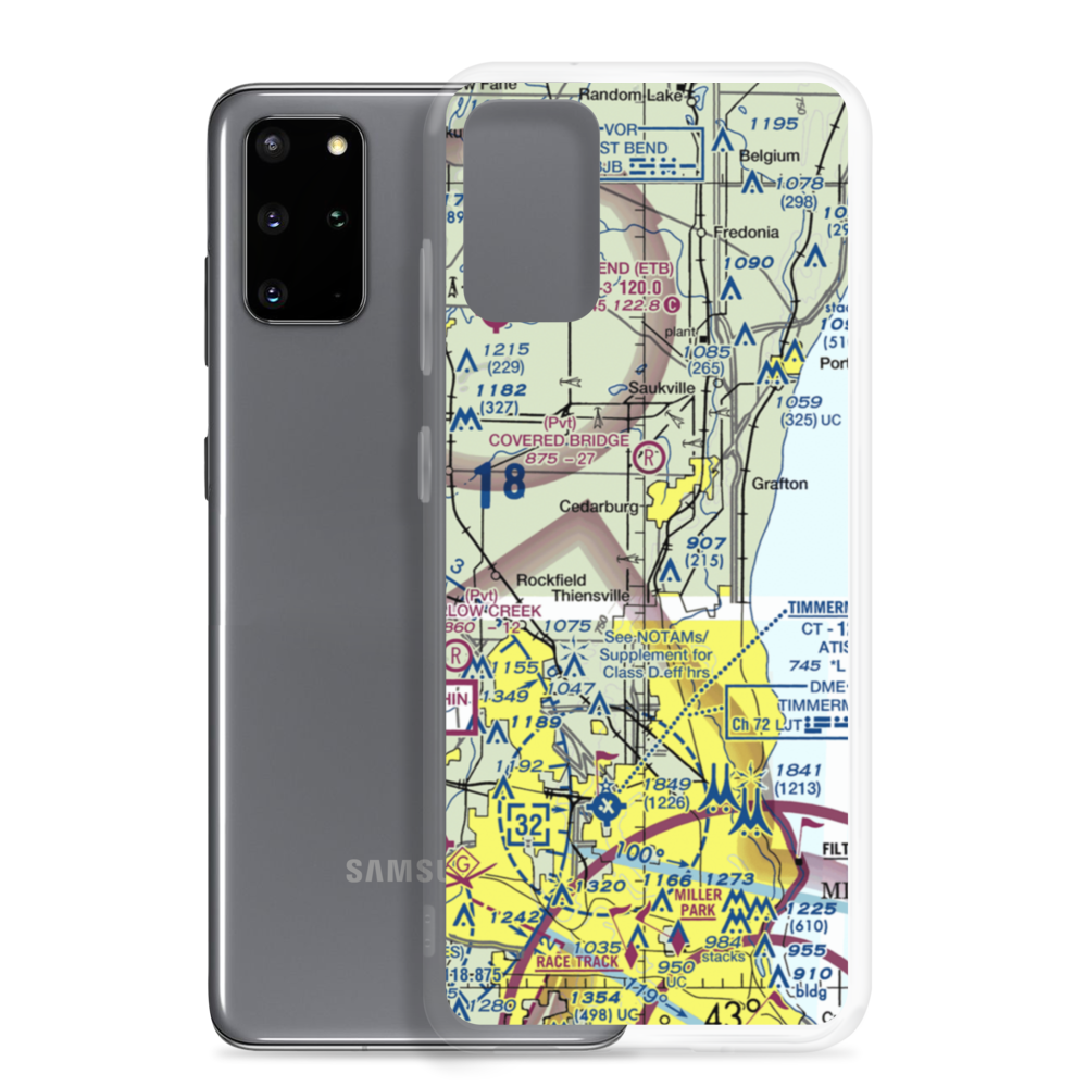 Sss Aerodrome (WI62) VFR Sectional Samsung Case Samsung Galaxy S20 Plus model shown