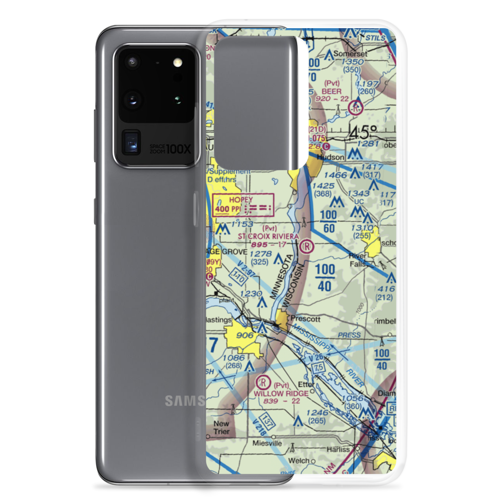 St Croix Riviera Airport (6WI2) VFR Sectional Samsung Case Samsung Galaxy S20 Ultra model shown