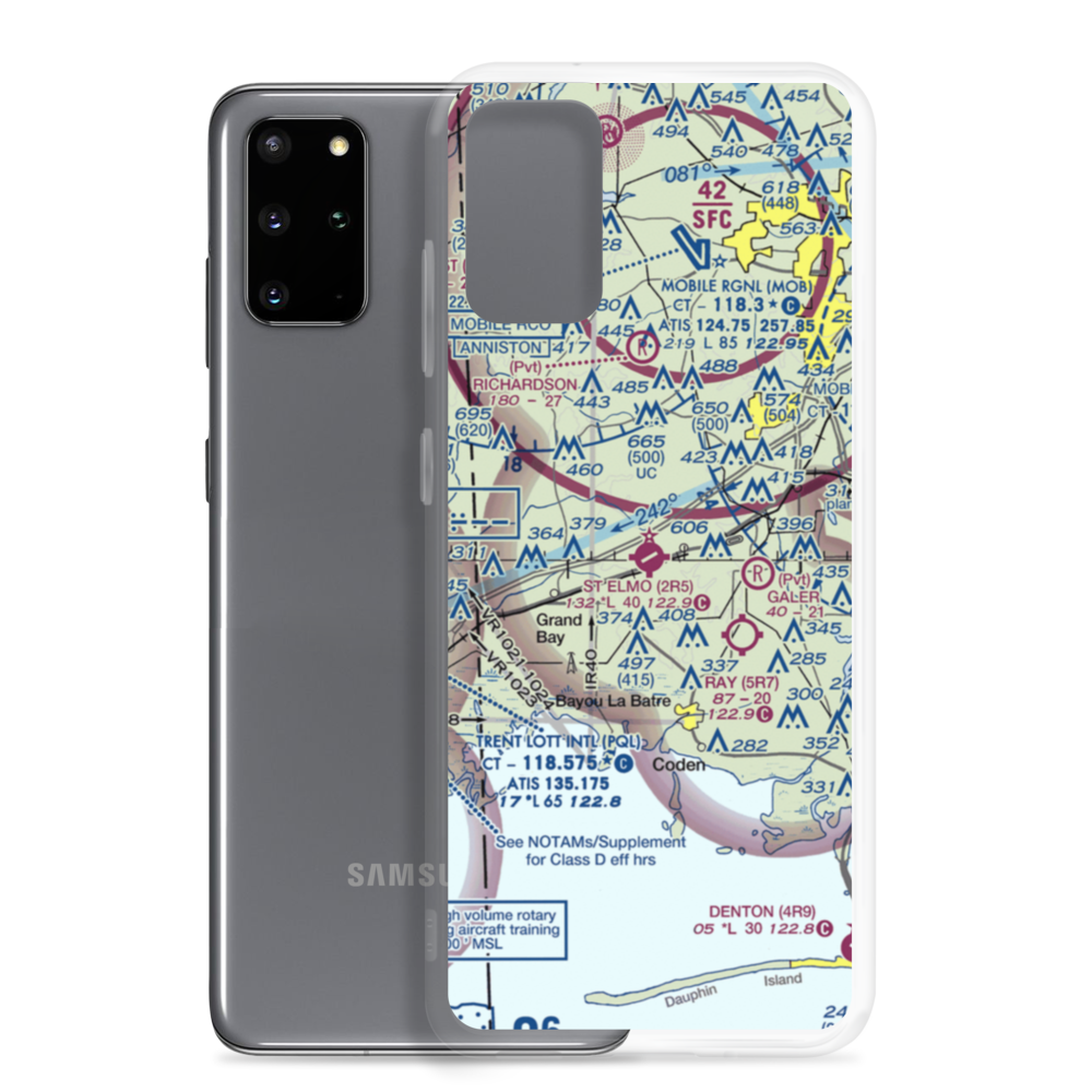 St Elmo Airport (2R5) VFR Sectional Samsung Case Samsung Galaxy S20 Plus model shown