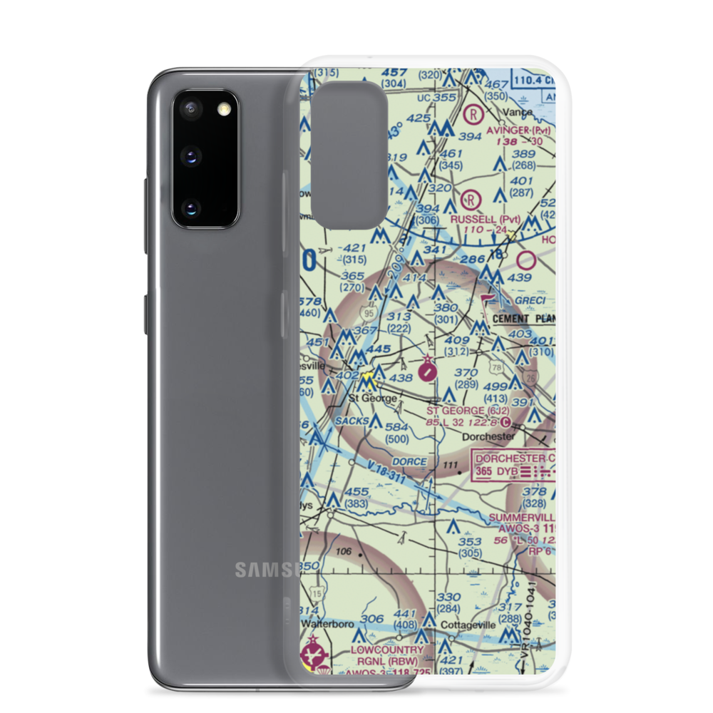 St George Airport (6J2) VFR Sectional Samsung Case Samsung Galaxy S20 model shown