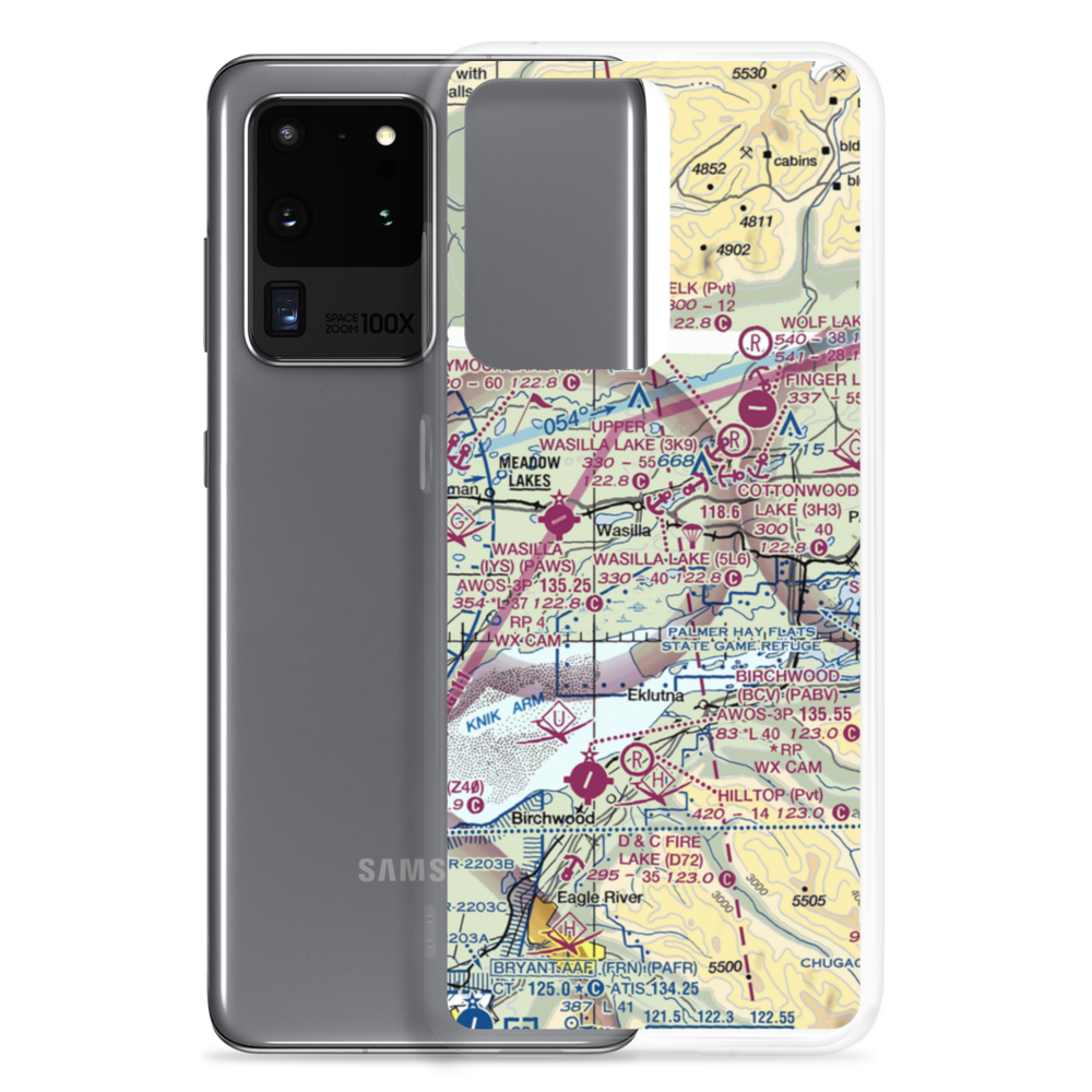 St John Homestead Airport (4AK2) VFR Sectional Samsung Case Samsung Galaxy S20 Ultra model shown