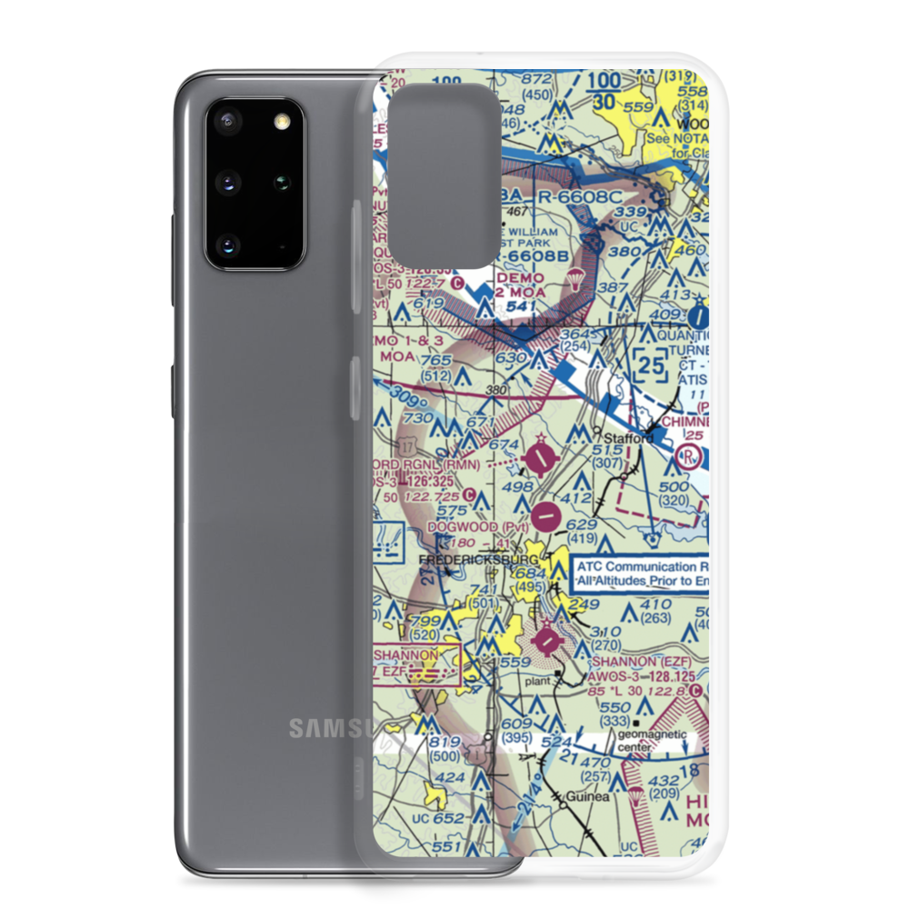 Stafford Regional Airport (RMN) VFR Sectional Samsung Case Samsung Galaxy S20 Plus model shown