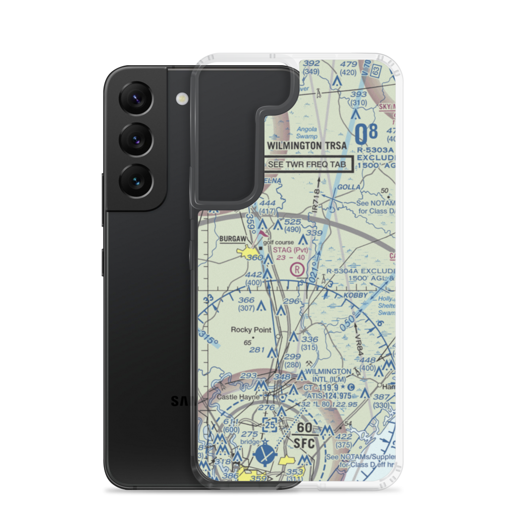 Stag Air Park (7NC1) VFR Sectional Samsung Case Samsung Galaxy S22 model shown