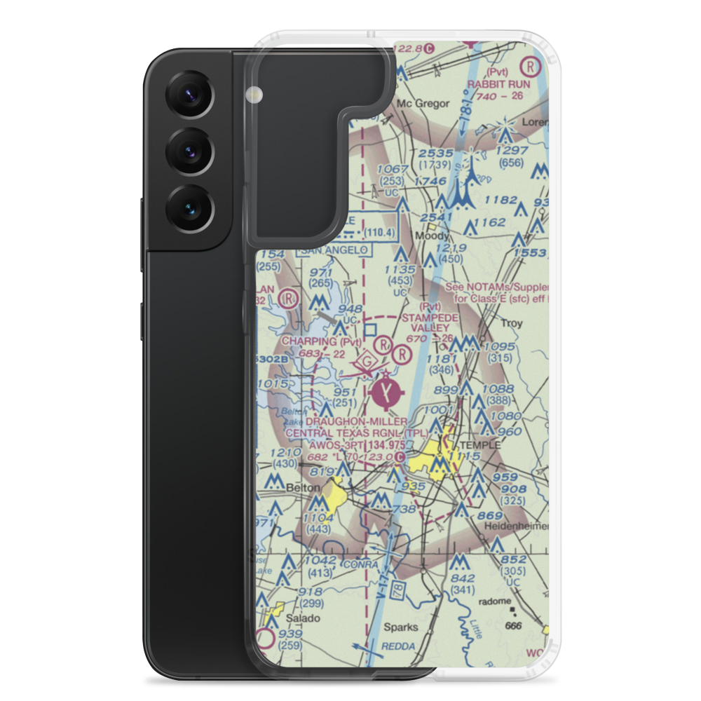 Stampede Valley Airport (6TS4) VFR Sectional Samsung Case Samsung Galaxy S22 Plus model shown