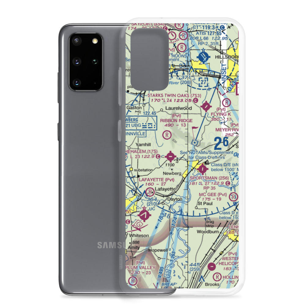 Stan Jost Airport (74OR) VFR Sectional Samsung Case Samsung Galaxy S20 Plus model shown