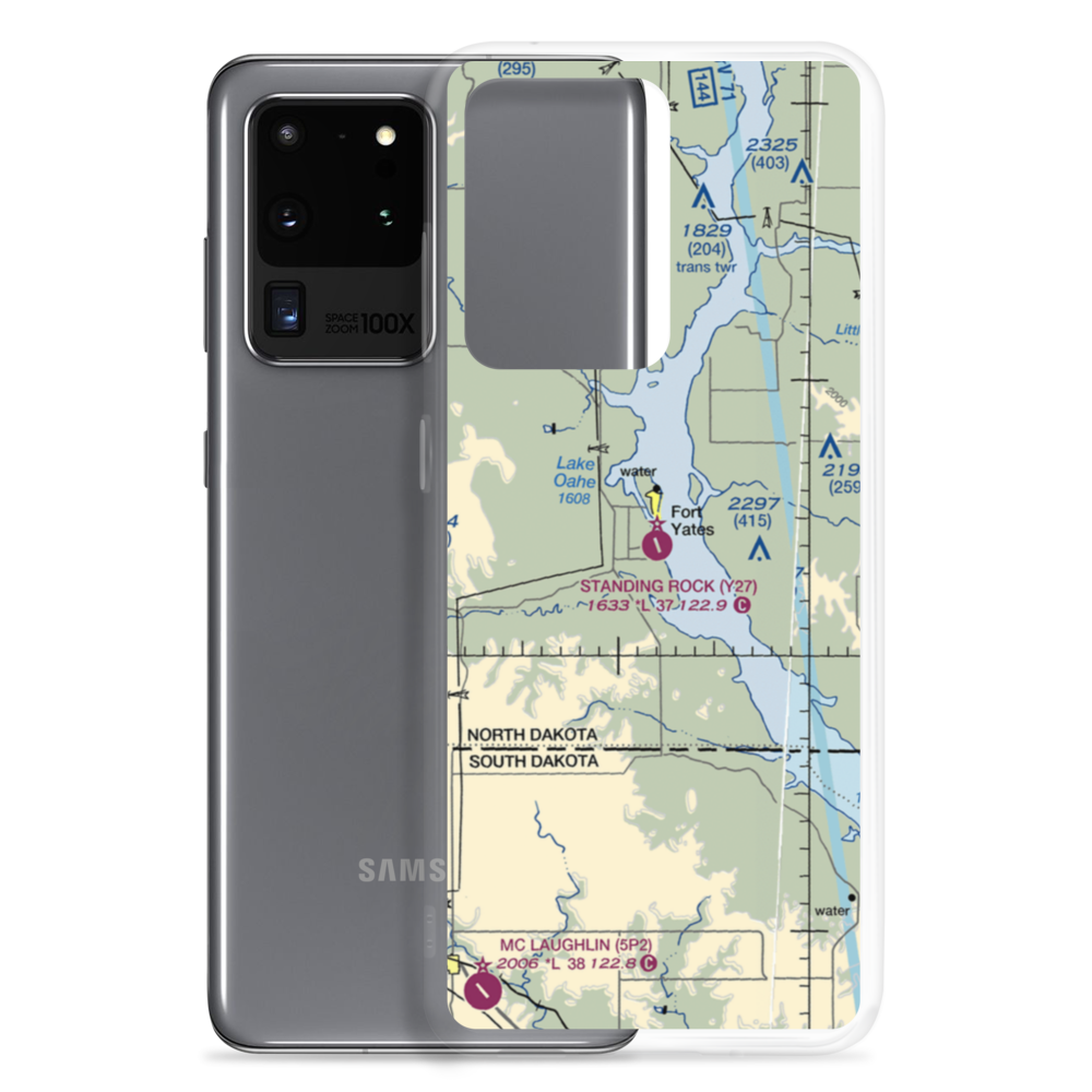 Standing Rock Airport (Y27) VFR Sectional Samsung Case Samsung Galaxy S20 Ultra model shown