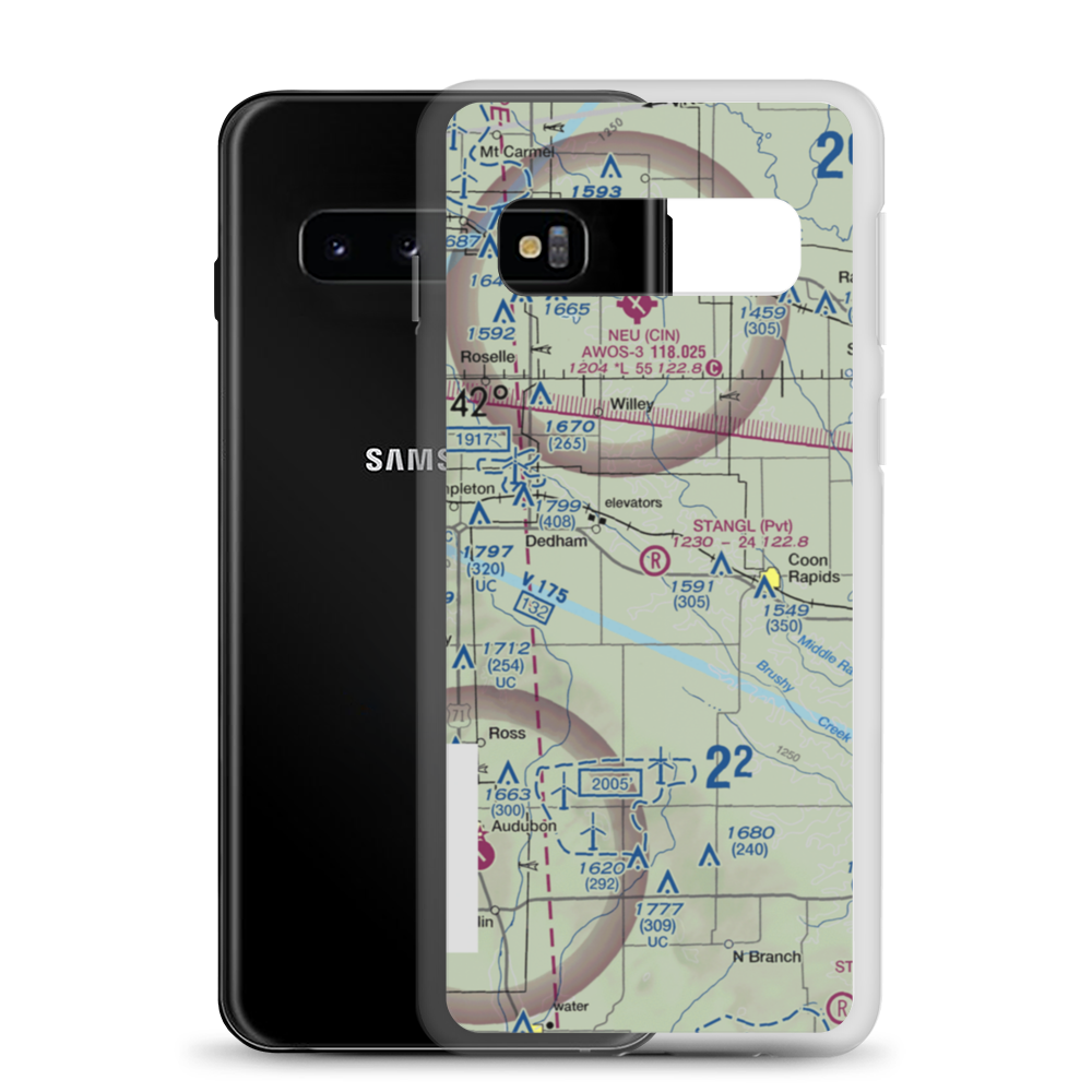 Stangl STOLport (16IA) VFR Sectional Samsung Case Samsung Galaxy S10 model shown