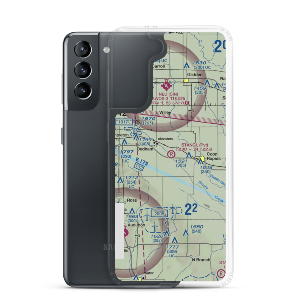 Stangl STOLport (16IA) VFR Sectional Samsung Case Samsung Galaxy S21 model shown