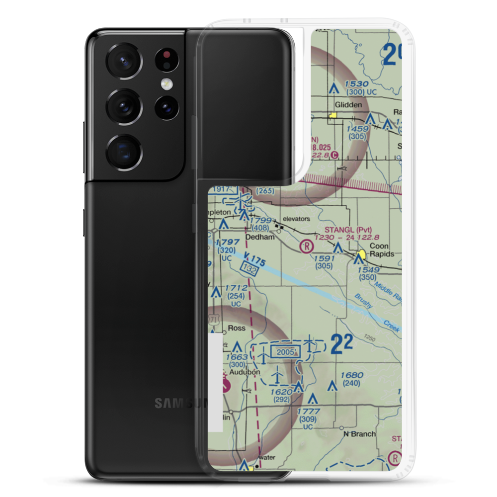 Stangl STOLport (16IA) VFR Sectional Samsung Case Samsung Galaxy S21 Ultra model shown