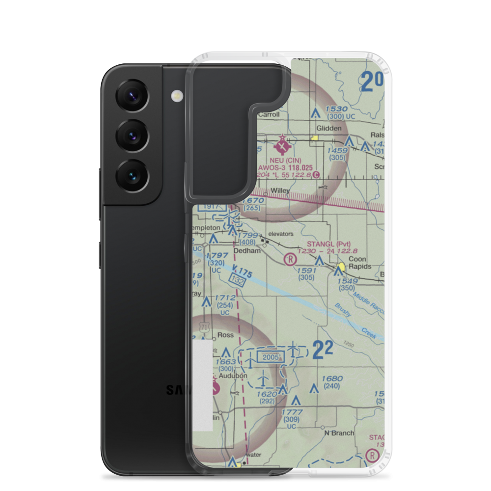 Stangl STOLport (16IA) VFR Sectional Samsung Case Samsung Galaxy S22 model shown