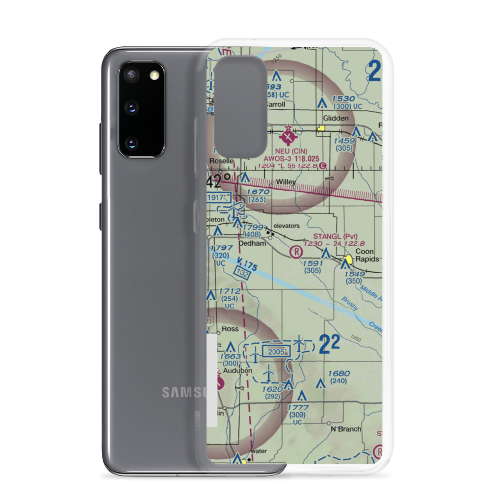 Stangl STOLport (16IA) VFR Sectional Samsung Case Samsung Galaxy S20 model shown