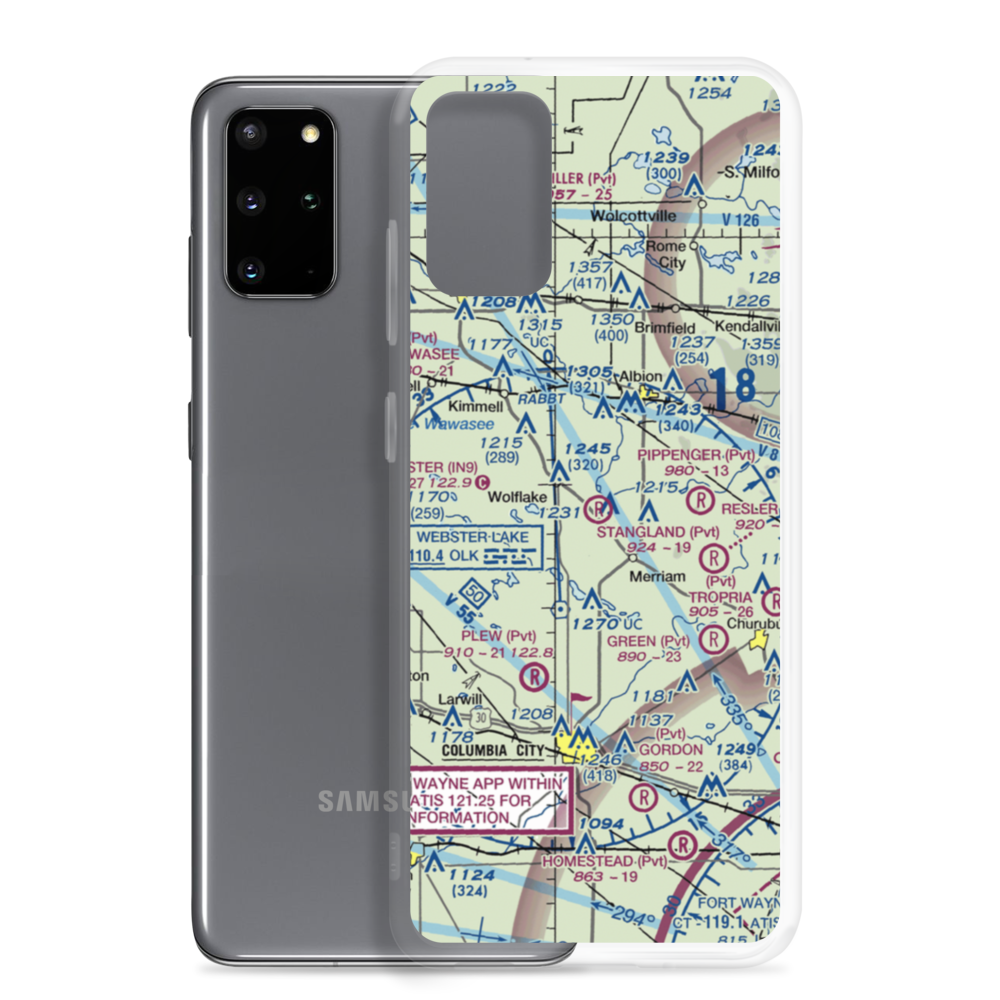 Stangland Airport (5IN9) VFR Sectional Samsung Case Samsung Galaxy S20 Plus model shown