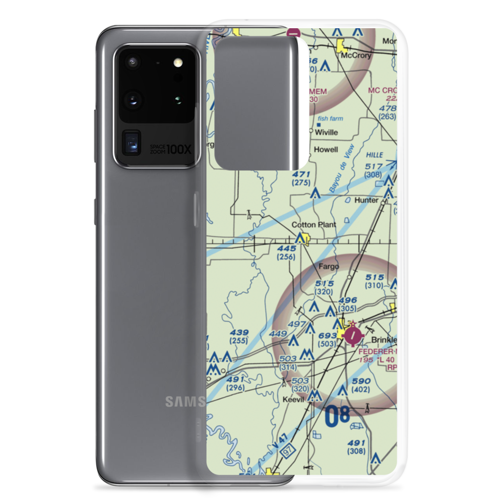 Stans Field (STANS) VFR Sectional Samsung Case Samsung Galaxy S20 Ultra model shown