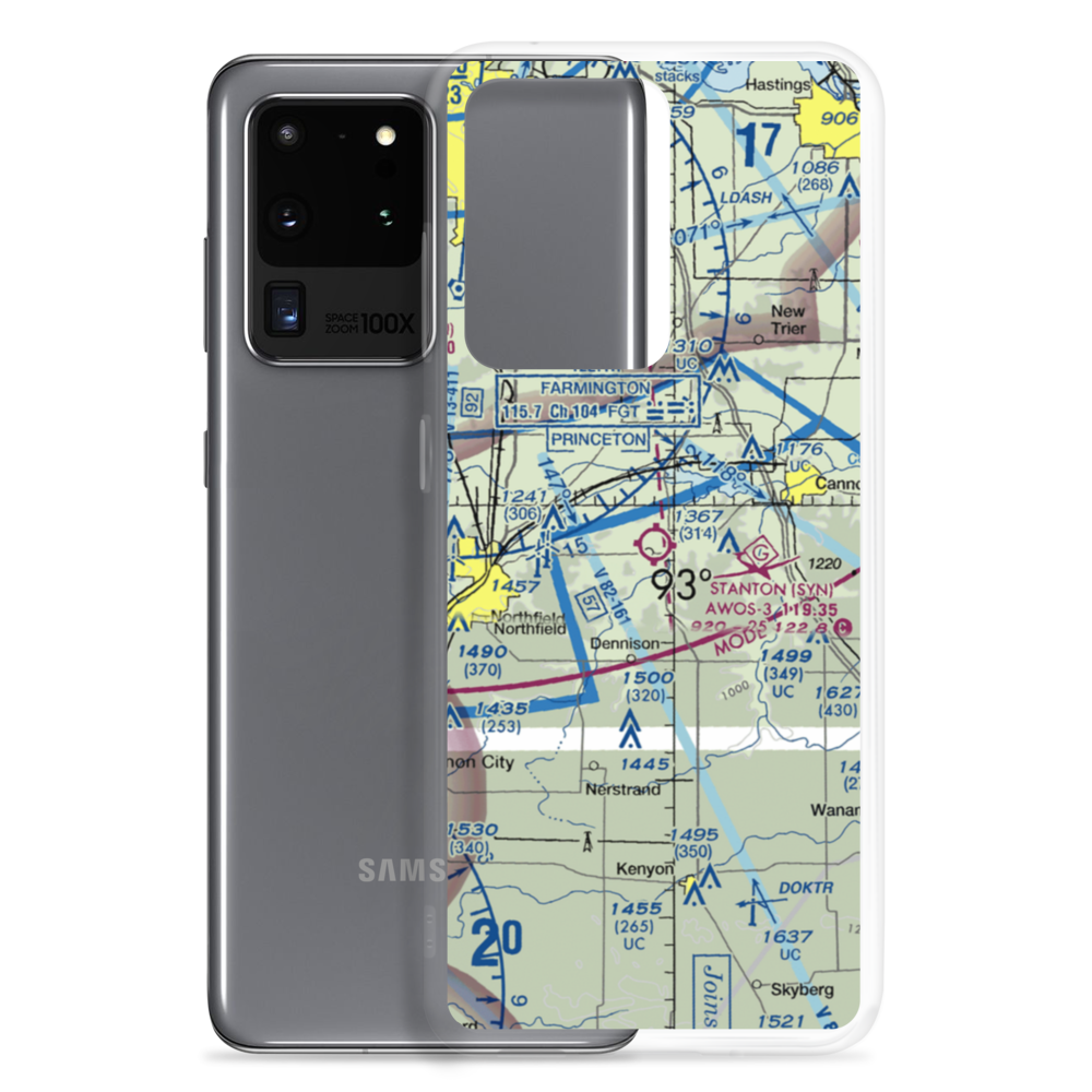 Stanton Airfield (SYN) VFR Sectional Samsung Case Samsung Galaxy S20 Ultra model shown