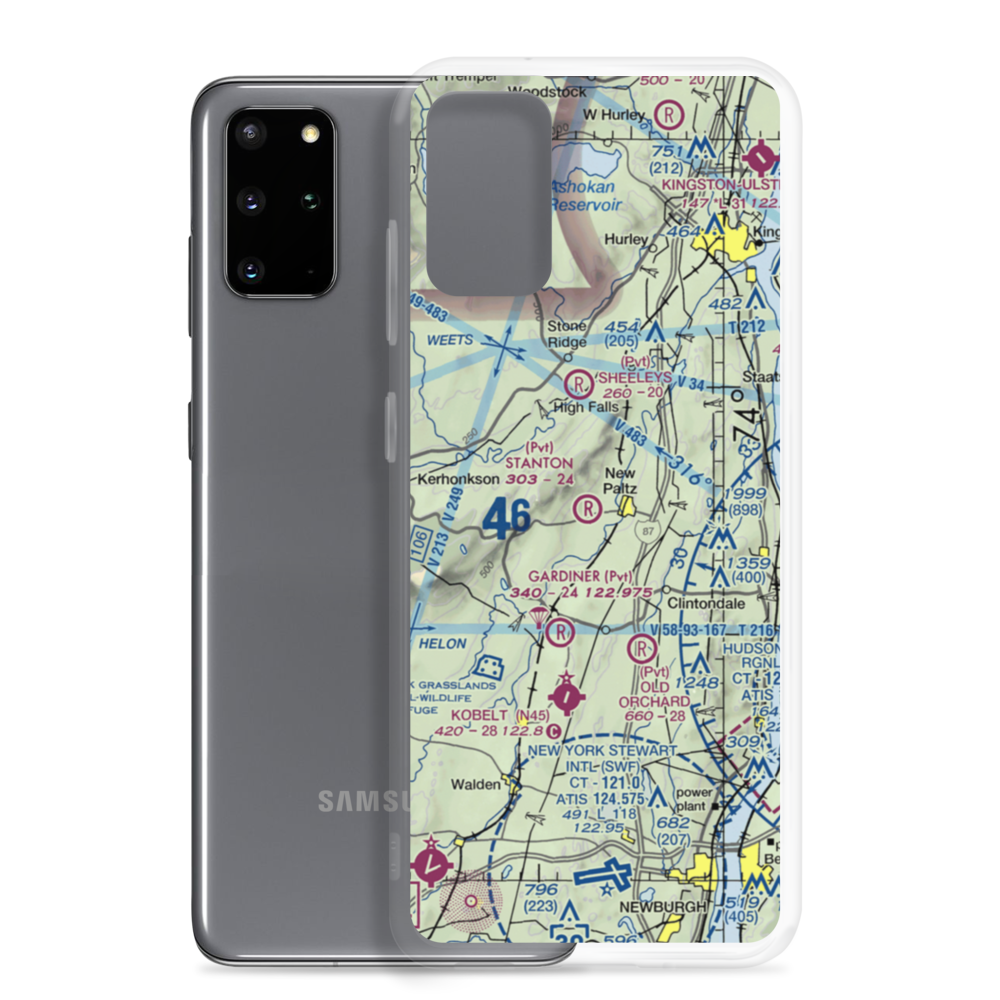 Stanton Airport (NY35) VFR Sectional Samsung Case Samsung Galaxy S20 Plus model shown