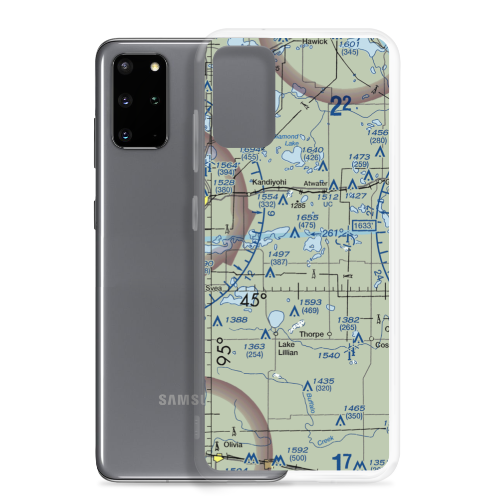 Stanton Hill Aerodrome (68MN) VFR Sectional Samsung Case Samsung Galaxy S20 Plus model shown