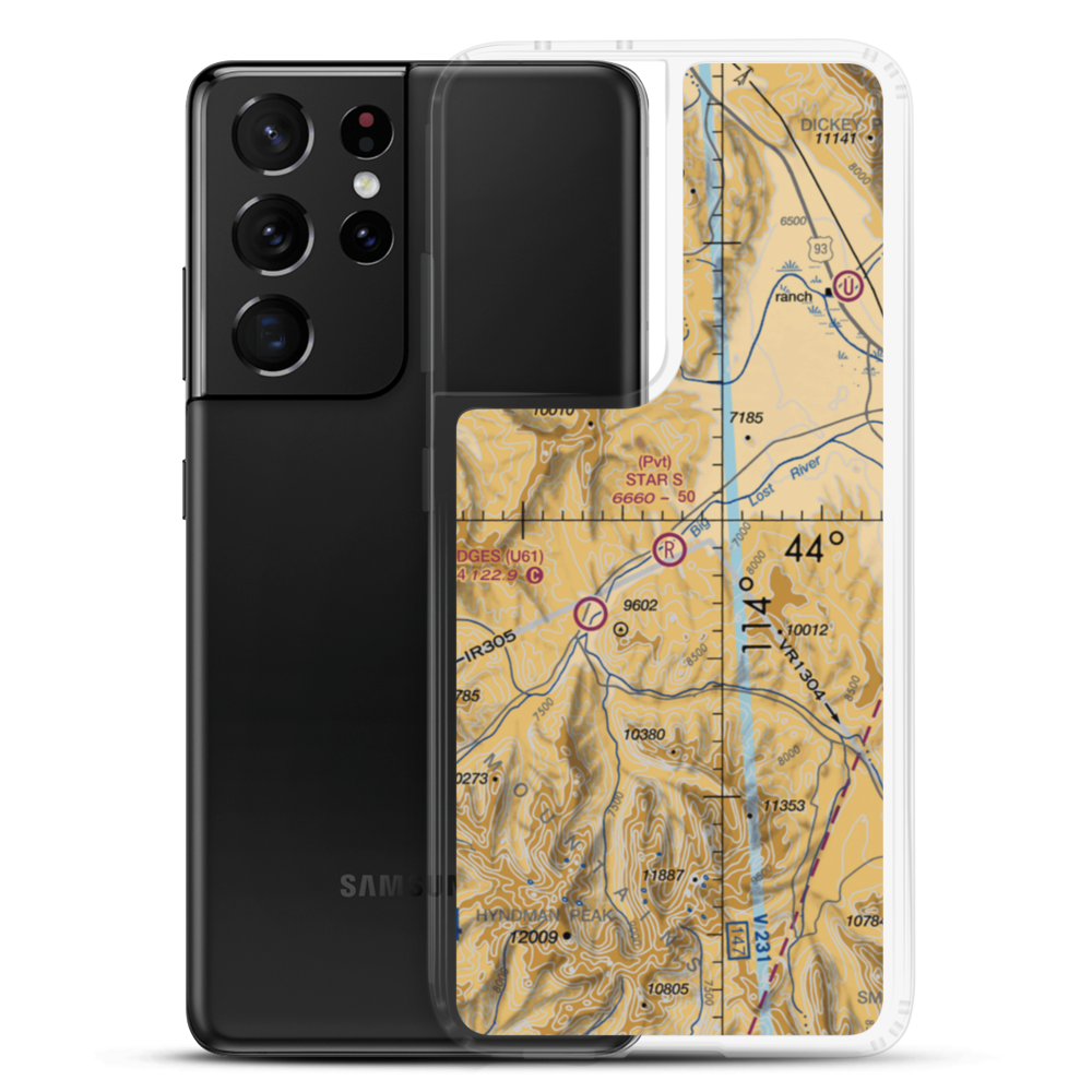 Star 's' Ranch Airport (ID56) VFR Sectional Samsung Case Samsung Galaxy S21 Ultra model shown