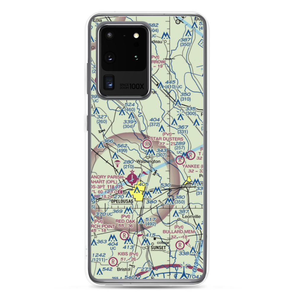 Star Dusters Airport (8TA9) VFR Sectional Samsung Case Samsung Galaxy S20 Ultra model shown