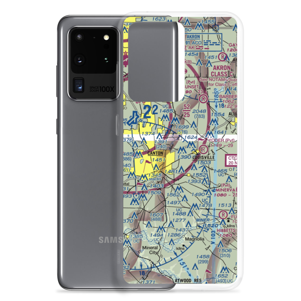 Stark County Sheriff Heliport (5D1) VFR Sectional Samsung Case Samsung Galaxy S20 Ultra model shown