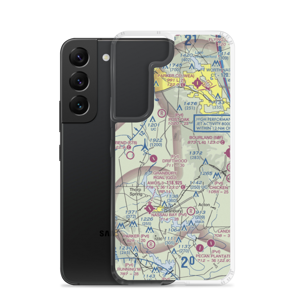 Stark Field (8TA7) VFR Sectional Samsung Case Samsung Galaxy S22 model shown