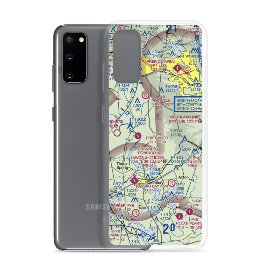 Stark Field (8TA7) VFR Sectional Samsung Case Samsung Galaxy S20 model shown