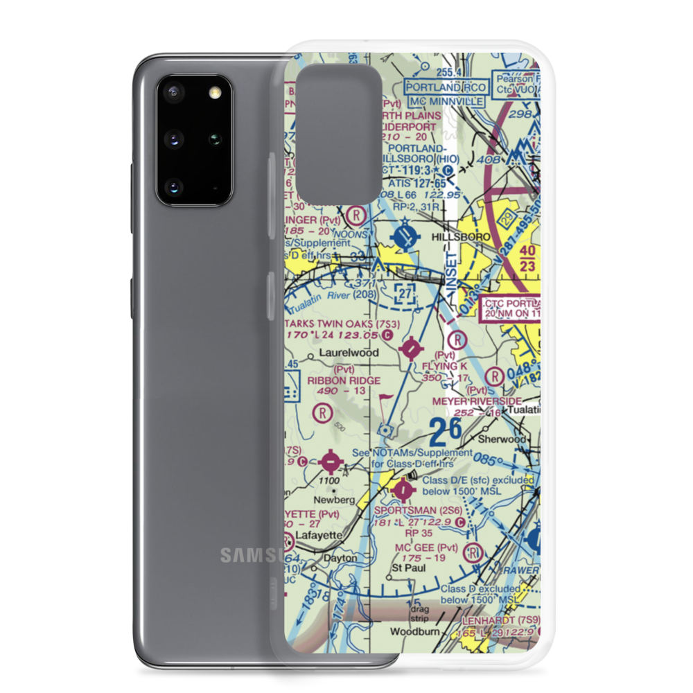 Stark's Twin Oaks Airpark (7S3) VFR Sectional Samsung Case Samsung Galaxy S20 Plus model shown