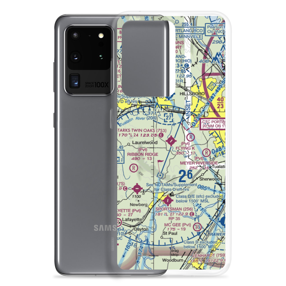 Stark's Twin Oaks Airpark (7S3) VFR Sectional Samsung Case Samsung Galaxy S20 Ultra model shown