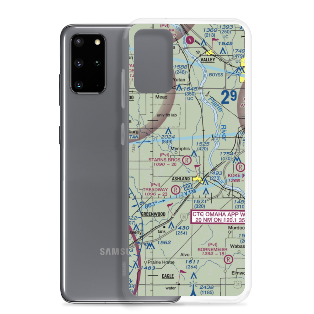 Starns Brothers Airport (53NE) VFR Sectional Samsung Case Samsung Galaxy S20 Plus model shown
