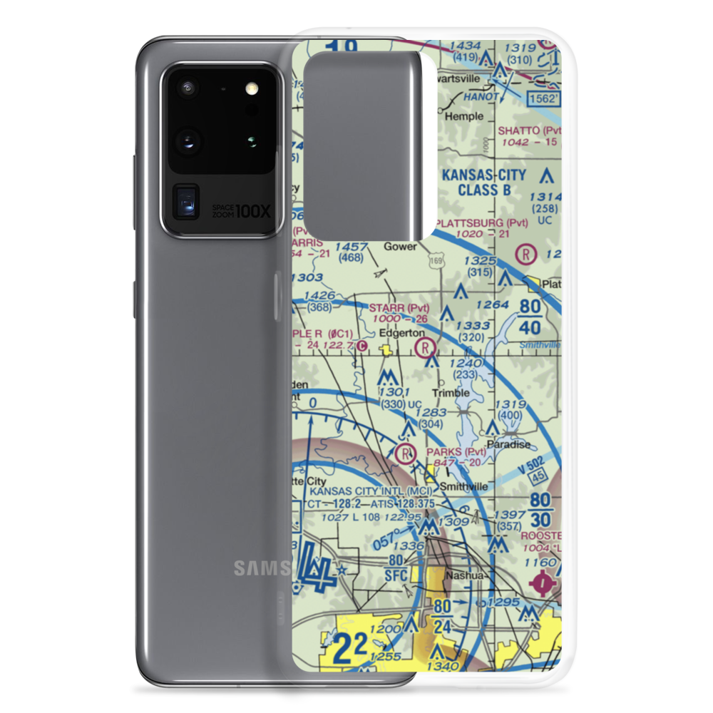Starr Airport (MO94) VFR Sectional Samsung Case Samsung Galaxy S20 Ultra model shown