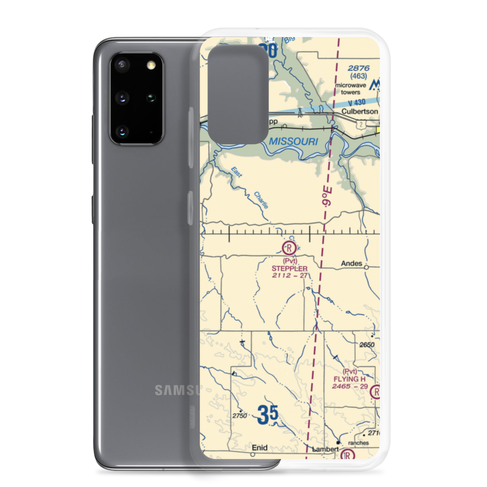Steppler Field (02MT) VFR Sectional Samsung Case Samsung Galaxy S20 Plus model shown