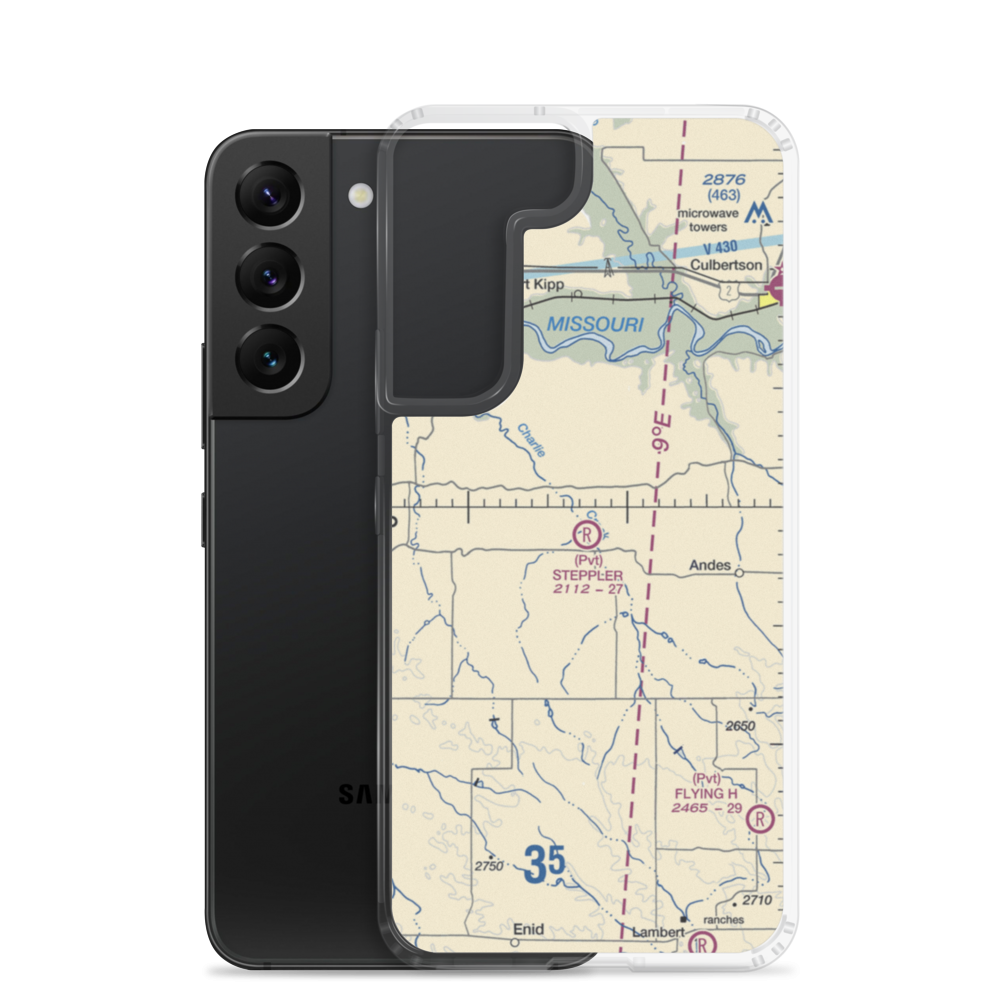 Steppler Field (02MT) VFR Sectional Samsung Case Samsung Galaxy S22 model shown
