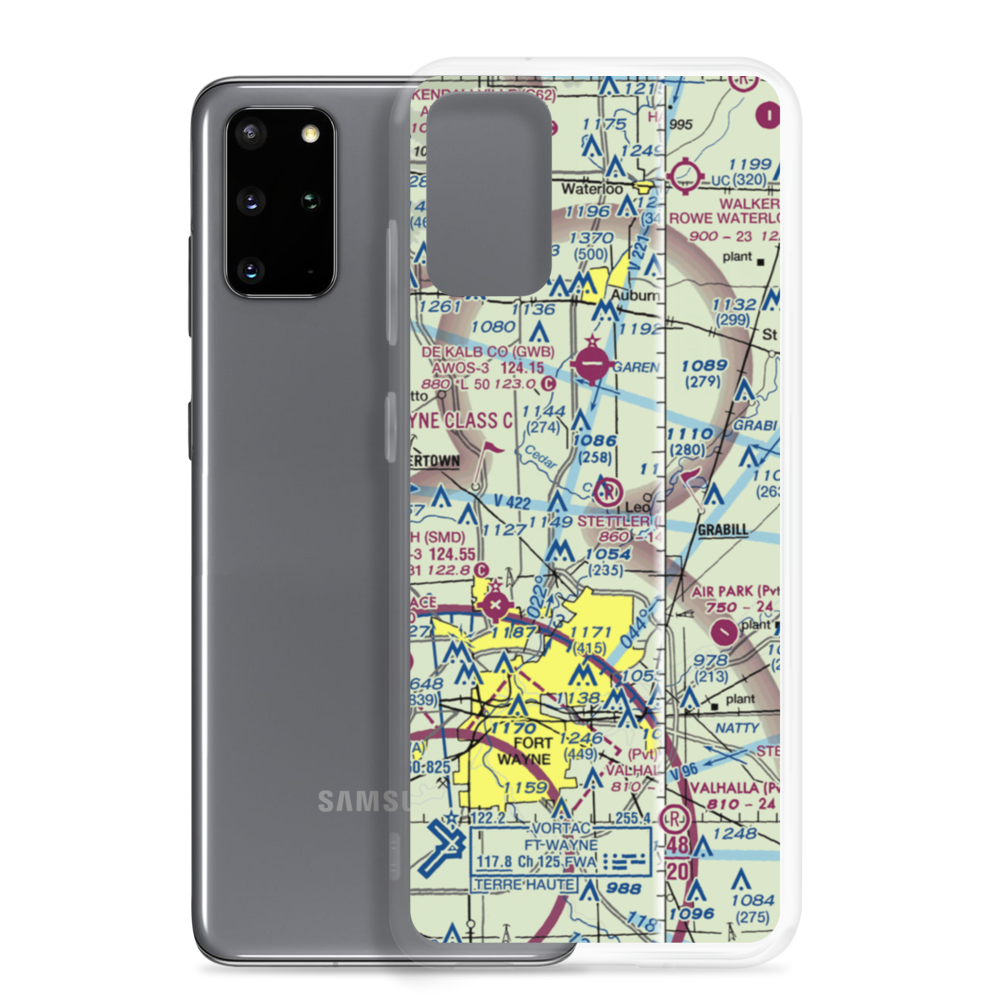 Stettler Strip (II28) VFR Sectional Samsung Case Samsung Galaxy S20 Plus model shown