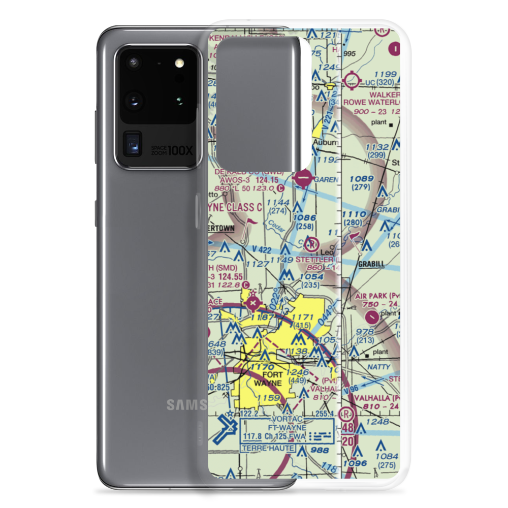Stettler Strip (II28) VFR Sectional Samsung Case Samsung Galaxy S20 Ultra model shown