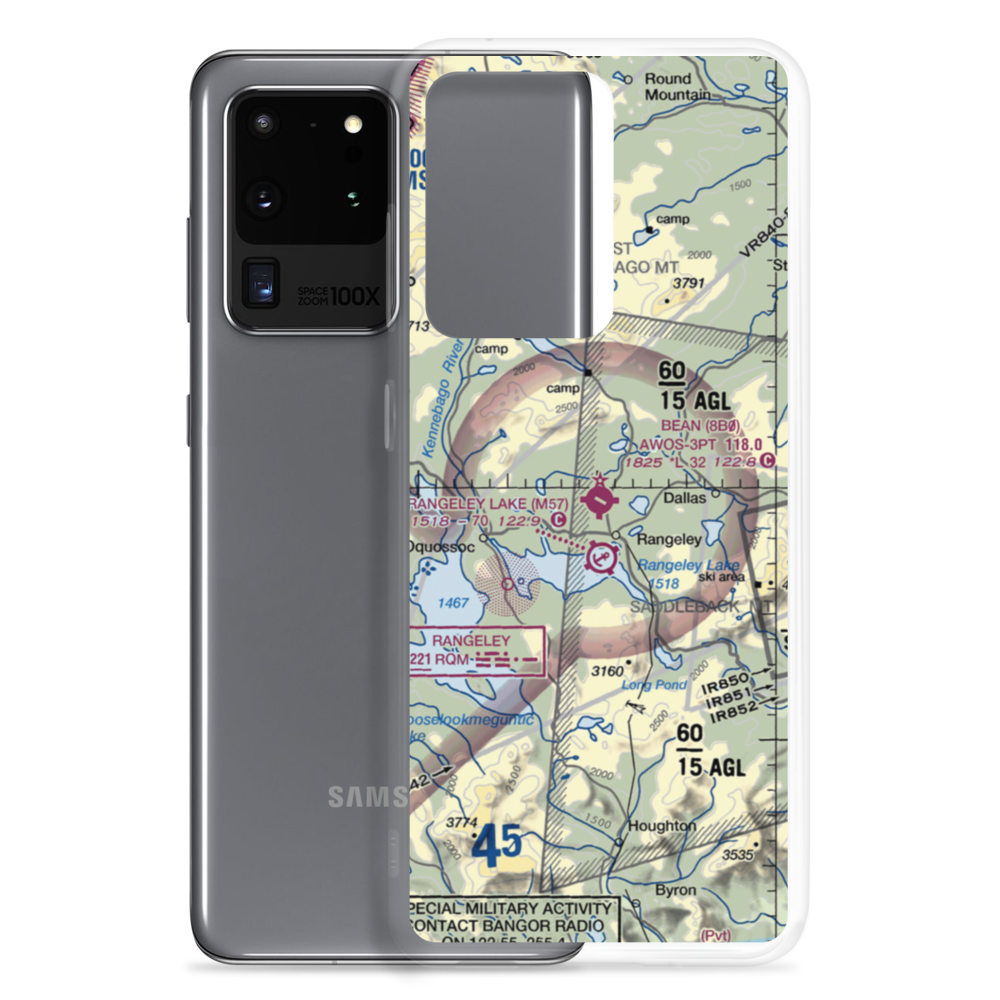 Steven A. Bean Municipal Airport (8B0) VFR Sectional Samsung Case Samsung Galaxy S20 Ultra model shown