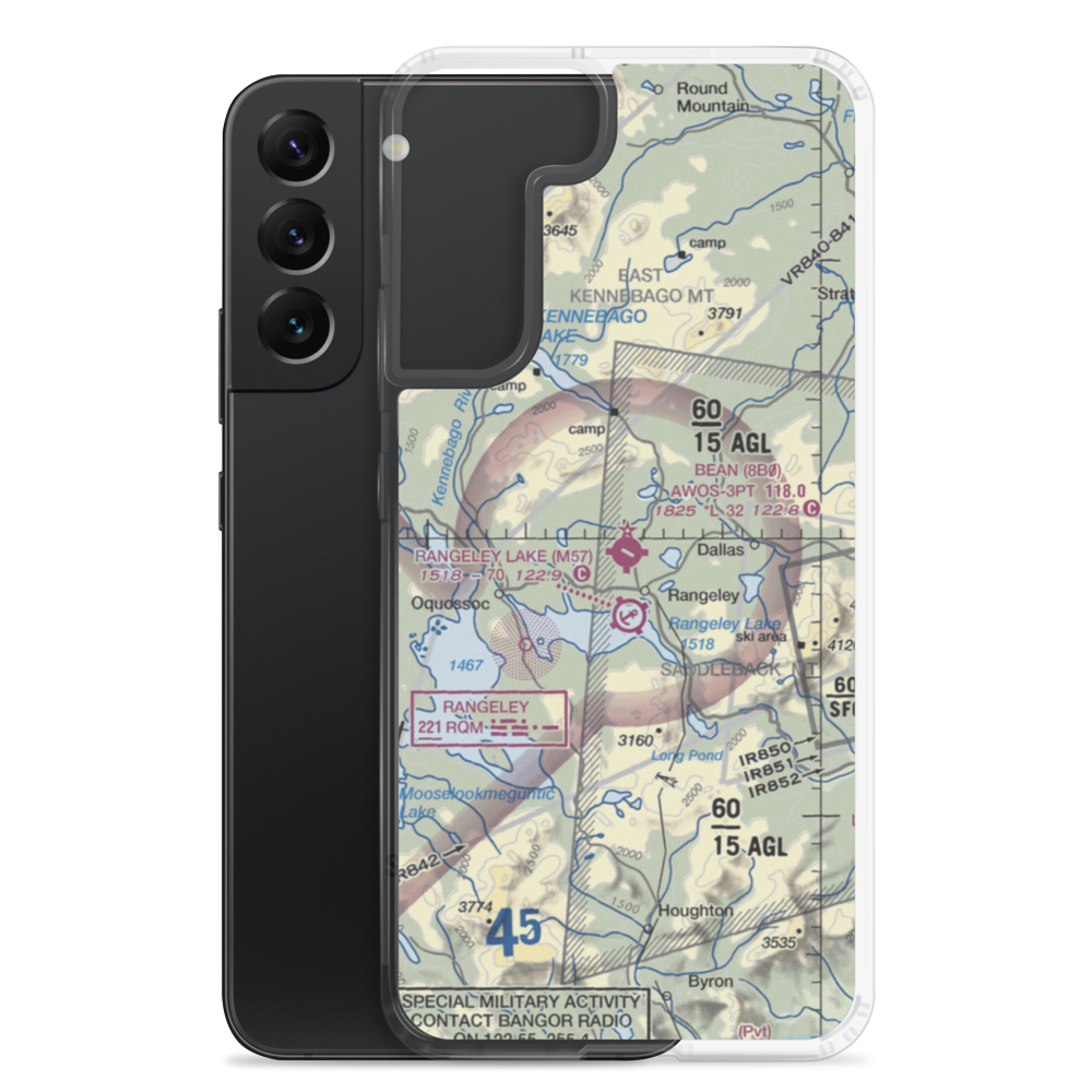 Steven A. Bean Municipal Airport (8B0) VFR Sectional Samsung Case Samsung Galaxy S22 Plus model shown