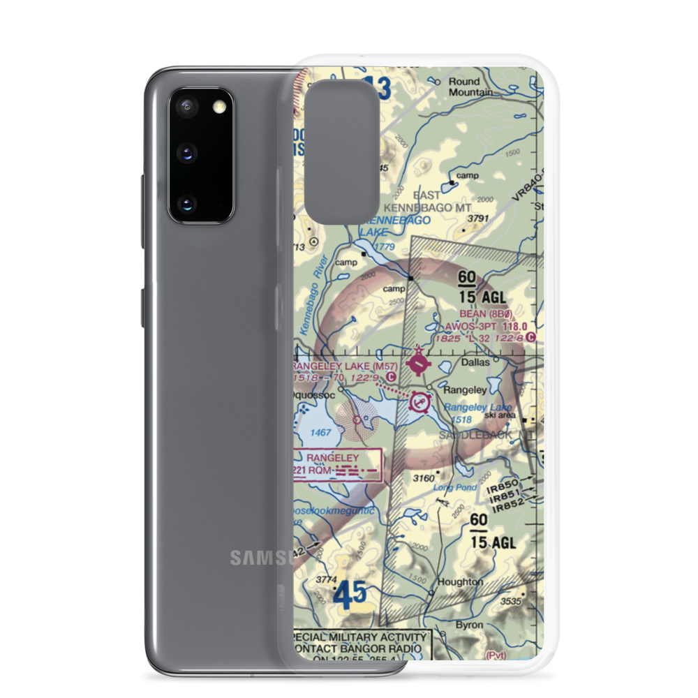 Steven A. Bean Municipal Airport (8B0) VFR Sectional Samsung Case Samsung Galaxy S20 model shown