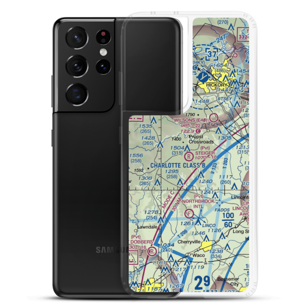 Stieger Field (NC78) VFR Sectional Samsung Case Samsung Galaxy S21 Ultra model shown