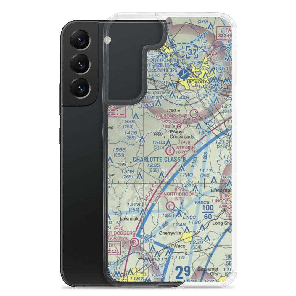 Stieger Field (NC78) VFR Sectional Samsung Case Samsung Galaxy S22 Plus model shown