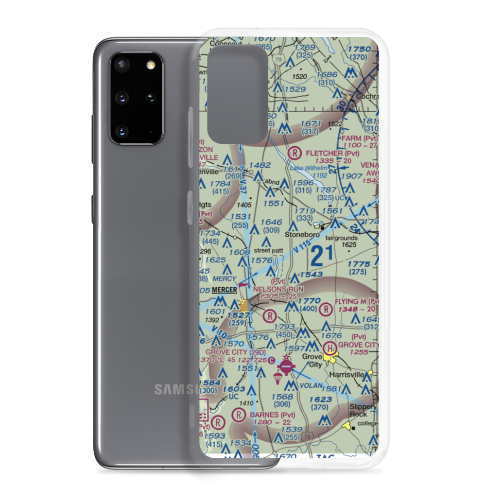 Still Meadow Farm Airport (8PS2) VFR Sectional Samsung Case Samsung Galaxy S20 Plus model shown