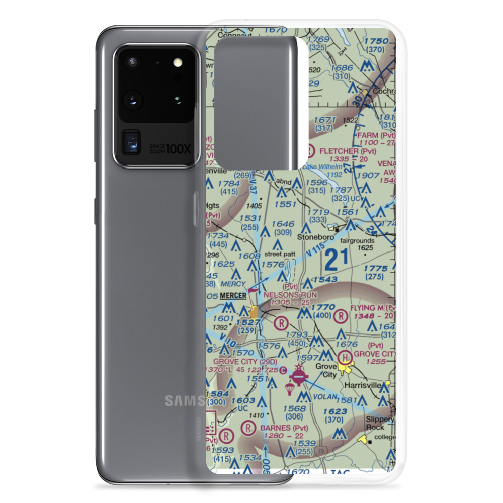 Still Meadow Farm Airport (8PS2) VFR Sectional Samsung Case Samsung Galaxy S20 Ultra model shown