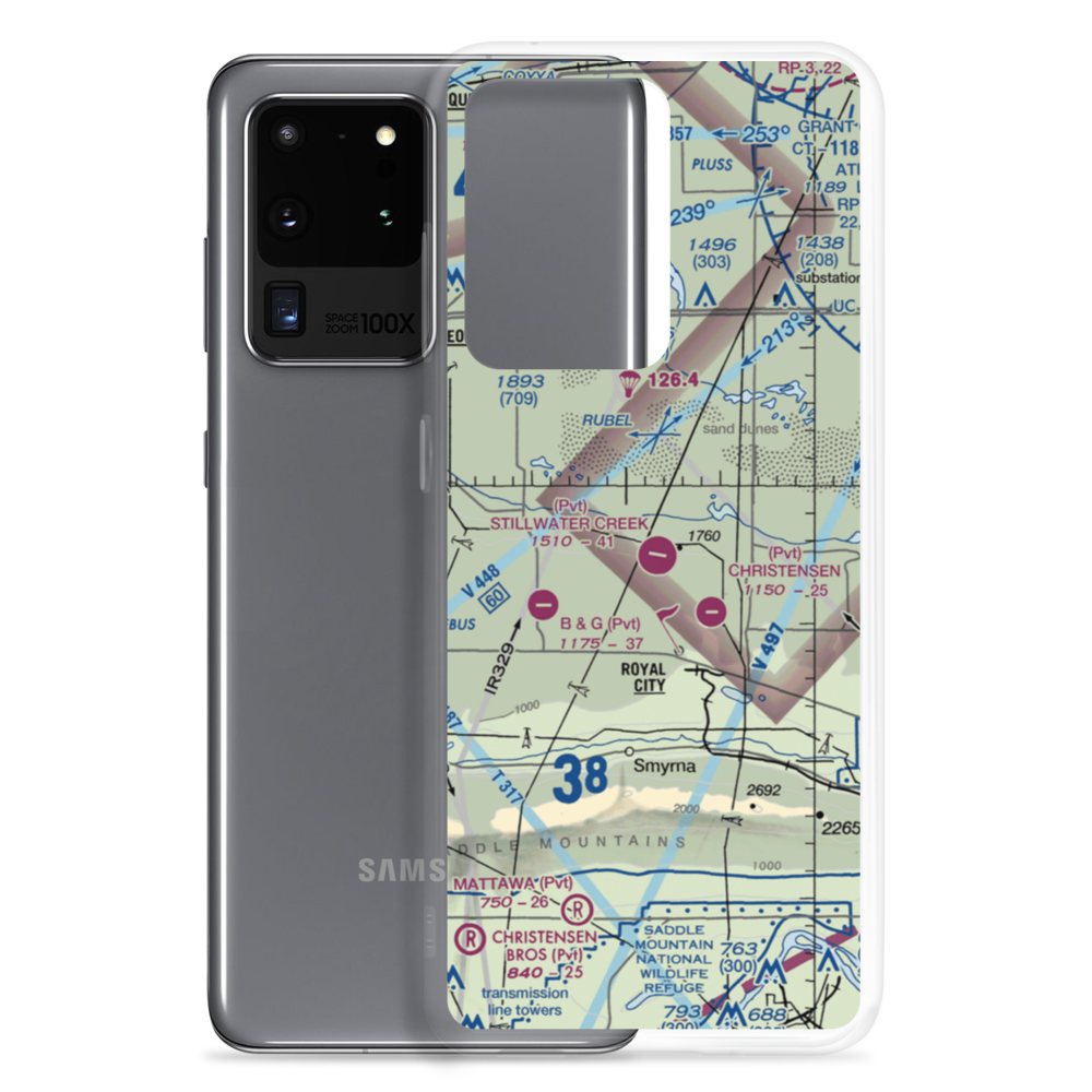 Stillwater Creek Airport (04WN) VFR Sectional Samsung Case Samsung Galaxy S20 Ultra model shown