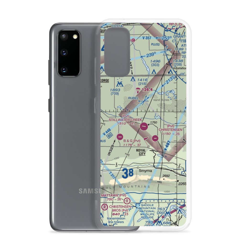 Stillwater Creek Airport (04WN) VFR Sectional Samsung Case Samsung Galaxy S20 model shown