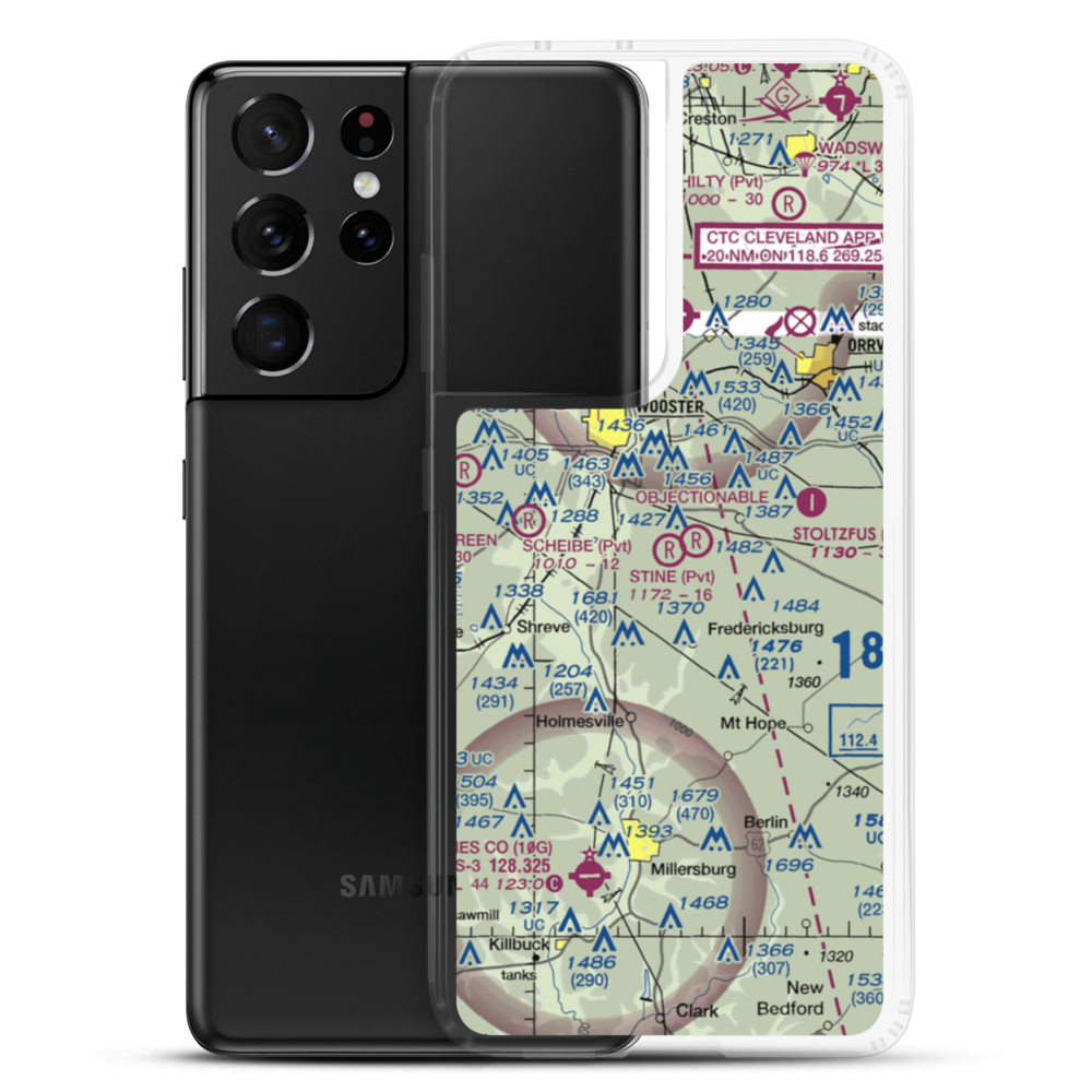 Stine Field (91OH) VFR Sectional Samsung Case Samsung Galaxy S21 Ultra model shown