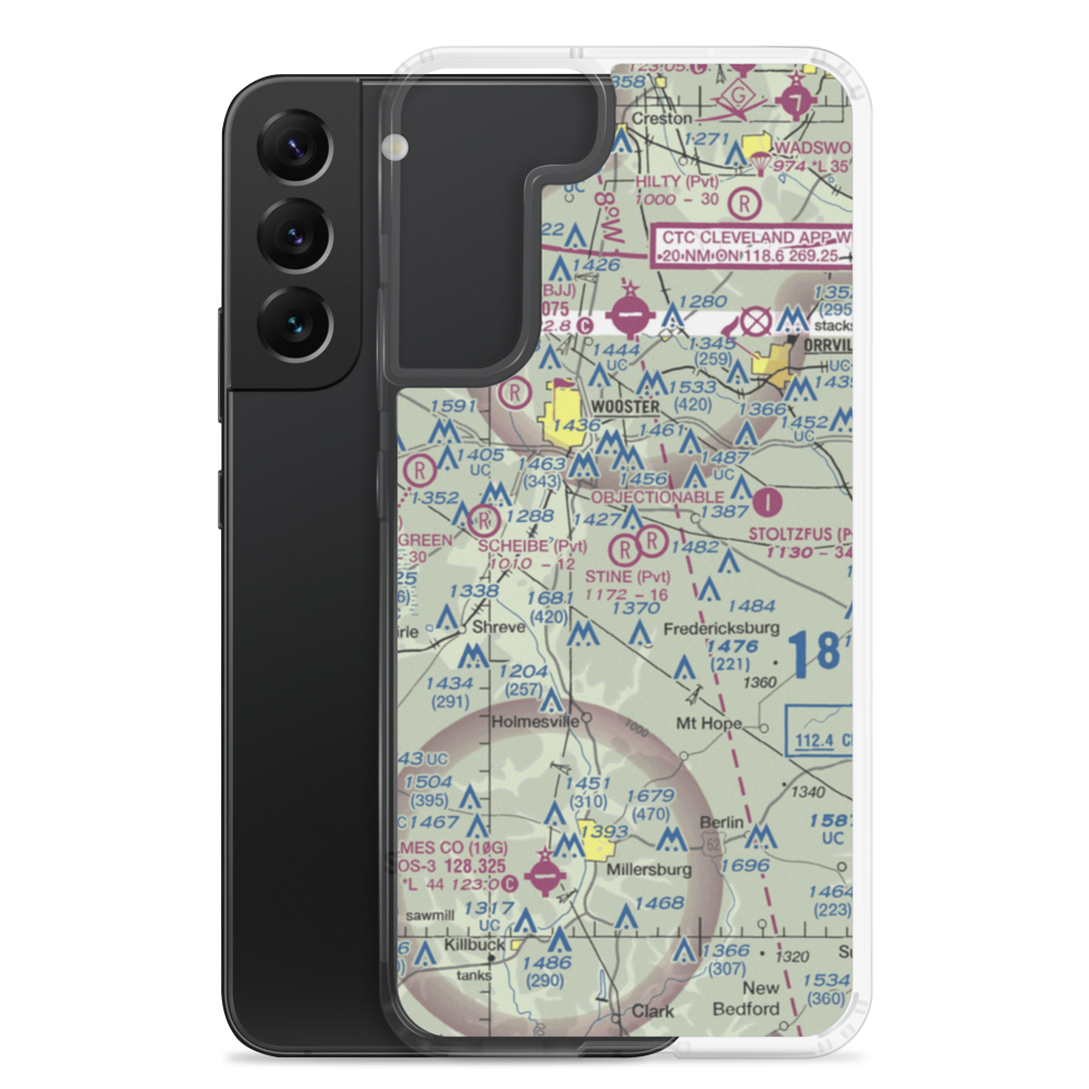Stine Field (91OH) VFR Sectional Samsung Case Samsung Galaxy S22 Plus model shown