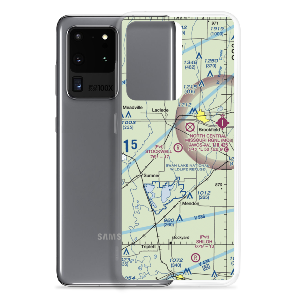 Stockwell Field (MU03) VFR Sectional Samsung Case Samsung Galaxy S20 Ultra model shown