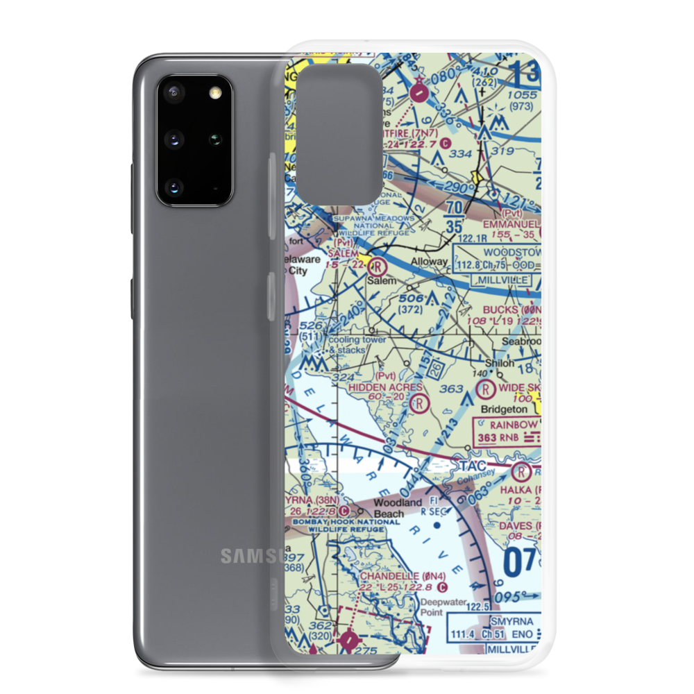 Stoe Creek Farm Airport (7NJ2) VFR Sectional Samsung Case Samsung Galaxy S20 Plus model shown