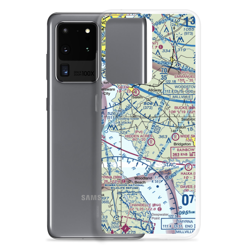 Stoe Creek Farm Airport (7NJ2) VFR Sectional Samsung Case Samsung Galaxy S20 Ultra model shown