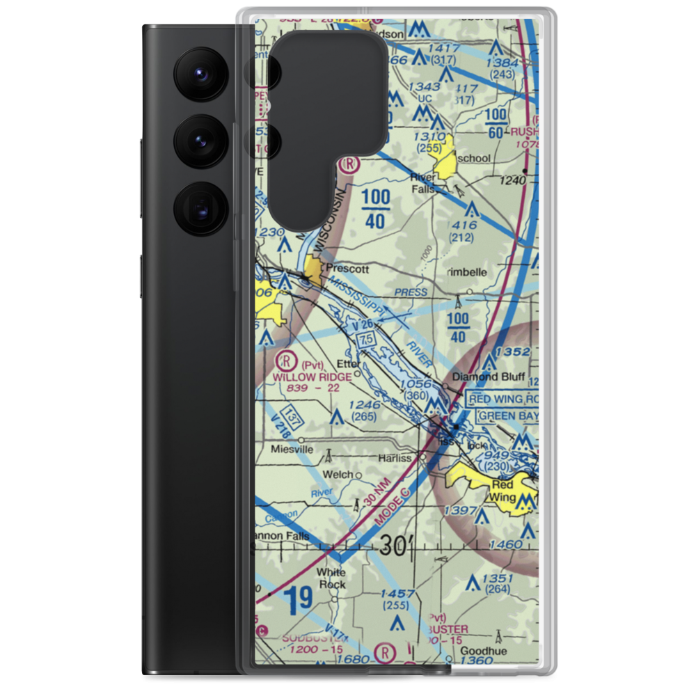 STOL Airport (65WI) VFR Sectional Samsung Case Samsung Galaxy S22 Ultra model shown
